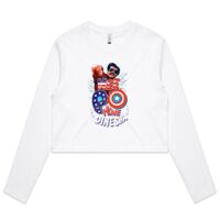 AS Colour - Women's L/S Crop Tee Thumbnail