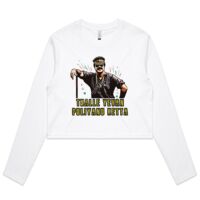 AS Colour - Women's L/S Crop Tee Thumbnail