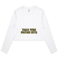 AS Colour - Women's L/S Crop Tee Thumbnail