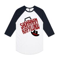 AS Colour - 3/4 Raglan Baseball Sleeve Tee Thumbnail