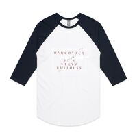 AS Colour - 3/4 Raglan Baseball Sleeve Tee Thumbnail