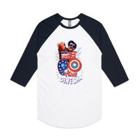 AS Colour - 3/4 Raglan Baseball Sleeve Tee Thumbnail