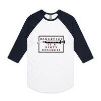 AS Colour - 3/4 Raglan Baseball Sleeve Tee Thumbnail