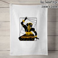 50% Linen Tea Towel - White Thumbnail