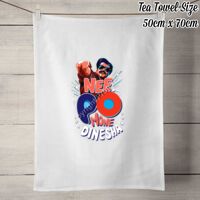 50% Linen Tea Towel - White Thumbnail