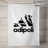 50% Linen Tea Towel - White Thumbnail