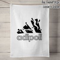 50% Linen Tea Towel - White Thumbnail